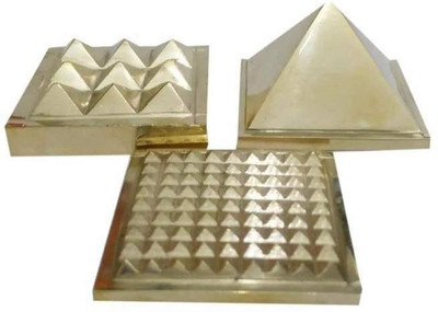 vrajvasi Pyramid Set Vastu Plated Yantra(Pack of 1)