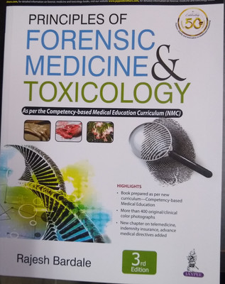 Principles of Forensic Medicine & Toxicology(English, Paperback, Bardale Rajesh)