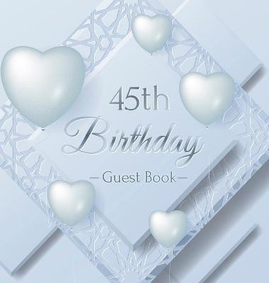 45th Birthday Guest Book(English, Hardcover, Lukesun Luis)