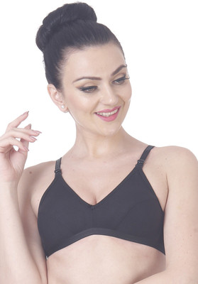 Nutex Sangini Women Full Coverage Non Padded Bra(Black)
