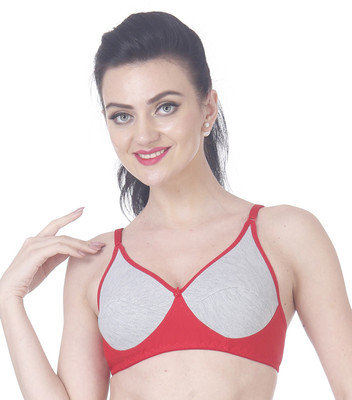 Nutex Sangini Women Full Coverage Non Padded Bra(Red)