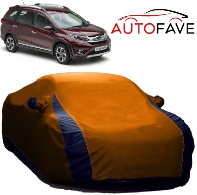 AutoFave Car Cover For Honda BR-V (With Mirror Pockets)(Orange)