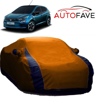 AutoFave Car Cover For Tata Altroz EV (With Mirror Pockets)(Orange)
