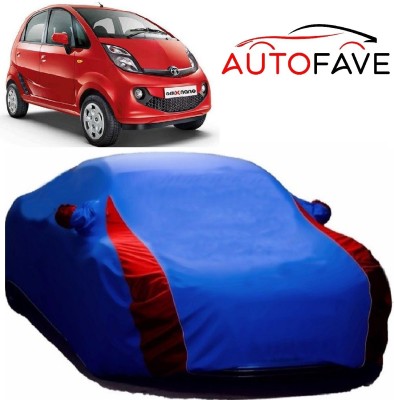 AutoFave Car Cover For Tata Nano Genx (With Mirror Pockets)(Blue)