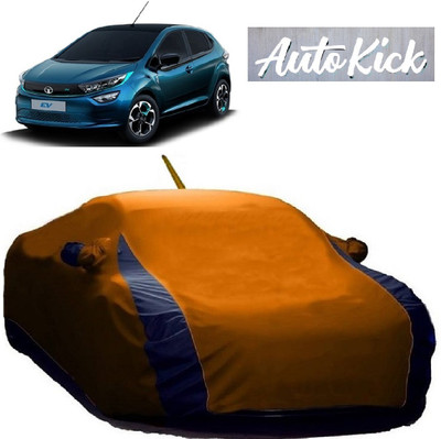 AutoKick Car Cover For Tata Altroz EV (With Mirror Pockets)(Orange)