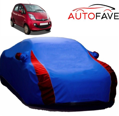 AutoFave Car Cover For Tata Nano (With Mirror Pockets)(Blue)