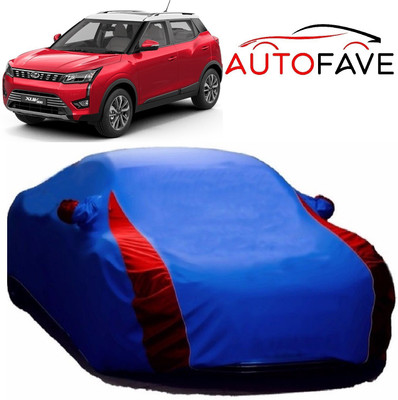 AutoFave Car Cover For Mahindra XUV 300 (With Mirror Pockets)(Blue)