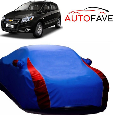 AutoFave Car Cover For Chevrolet Sail U-VA (With Mirror Pockets)(Blue)