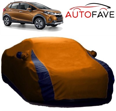 AutoFave Car Cover For Honda WR-V (With Mirror Pockets)(Orange)