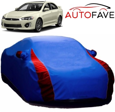 AutoFave Car Cover For Mitsubishi Lancer (With Mirror Pockets)(Blue)