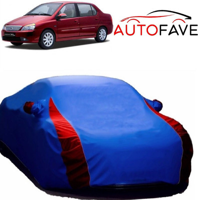 AutoFave Car Cover For Tata Indigo XL (With Mirror Pockets)(Blue)