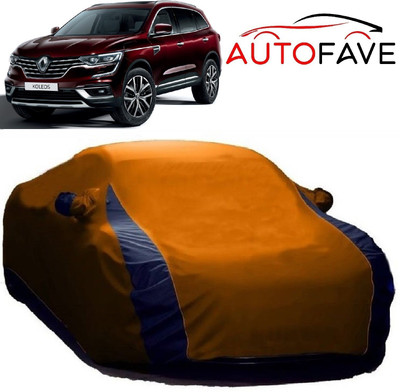 AutoFave Car Cover For Renault Koleos (With Mirror Pockets)(Orange)