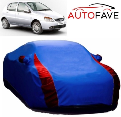 AutoFave Car Cover For Tata Indica (With Mirror Pockets)(Blue)