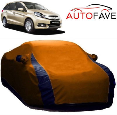 AutoFave Car Cover For Honda Mobilio (With Mirror Pockets)(Orange)