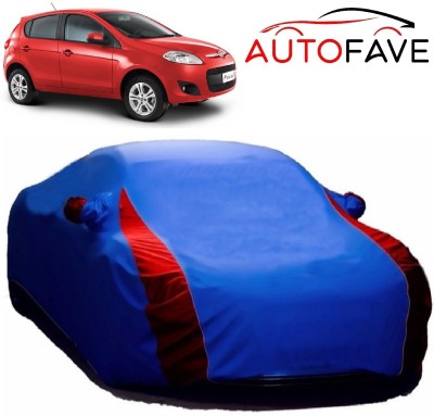 AutoFave Car Cover For Fiat Palio (With Mirror Pockets)(Blue)