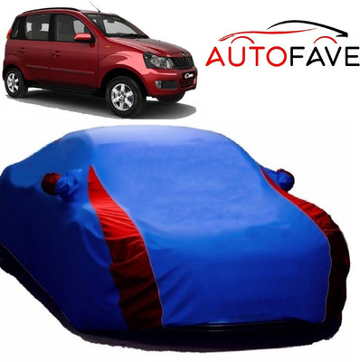 AutoFave Car Cover For Mahindra Quanto (With Mirror Pockets)(Blue)