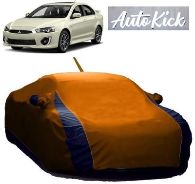 AutoKick Car Cover For Mitsubishi Lancer (With Mirror Pockets)(Orange)