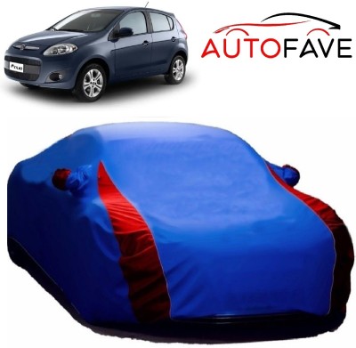 AutoFave Car Cover For Fiat Palio D (With Mirror Pockets)(Blue)