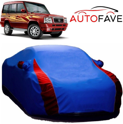 AutoFave Car Cover For Tata Sumo Gold (With Mirror Pockets)(Blue)