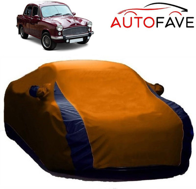 AutoFave Car Cover For HM Ambassador 2.0D (With Mirror Pockets)(Orange)