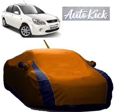 AutoKick Car Cover For Ford Fiesta Classic (With Mirror Pockets)(Orange)