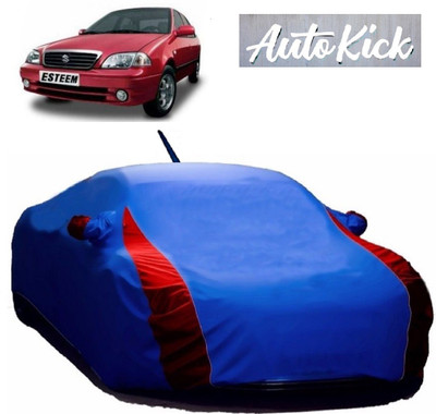AutoKick Car Cover For Maruti Suzuki Esteem (With Mirror Pockets)(Multicolor)