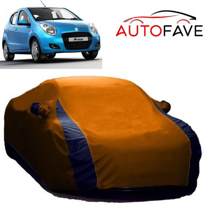 AutoFave Car Cover For Maruti Suzuki A-Star (With Mirror Pockets)(Orange)