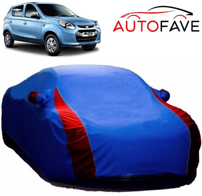 AutoFave Car Cover For Maruti Suzuki Alto 800 (With Mirror Pockets)(Blue)