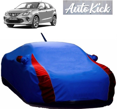 AutoKick Car Cover For Maruti Suzuki Baleno (With Mirror Pockets)(Multicolor)