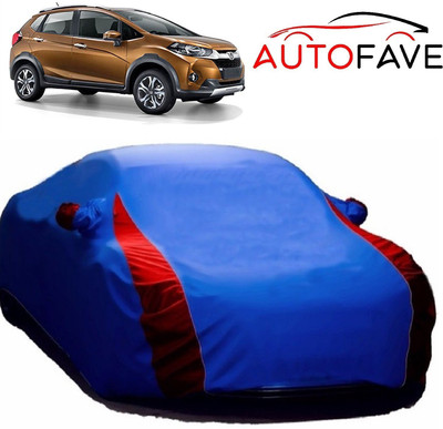 AutoFave Car Cover For Honda WR-V (With Mirror Pockets)(Blue)