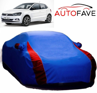 AutoFave Car Cover For Volkswagen Polo GT (With Mirror Pockets)(Blue)