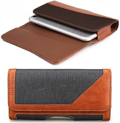 HARITECH Pouch for Oppo A5s / Oppo A7n / Oppo A1k / Oppo A7(Brown, Holster, Pack of: 1)