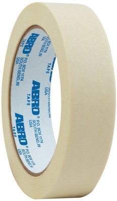 ABRO Single Sided Handheld Manual Masking Tape Roll 1 pc (Manual)(Set of 1, White Off White)