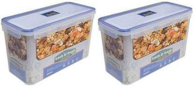 YASHODEEP PLASTIC Plastic Utility Container  - 3800 ml(Pack of 2, White)