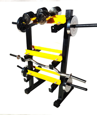 Protoner 3 in 1 Dumbbell rack, plate and bar holder Multipurpose Fitness Bench