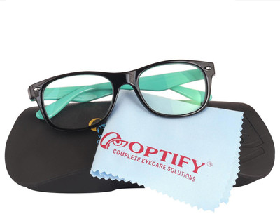 Optify Full Rim Wayfarer Frame(44 mm)