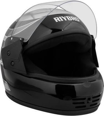 Adi COFFARS (ISI) Full Face Helmet Motorbike Helmet (Black, Silver) Motorsports Helmet(BLACK & SILVER)