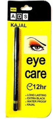 ads Kajal Waterproof Long-Lasting (0.35g Pack Of 1)(Black, 0.35 g)