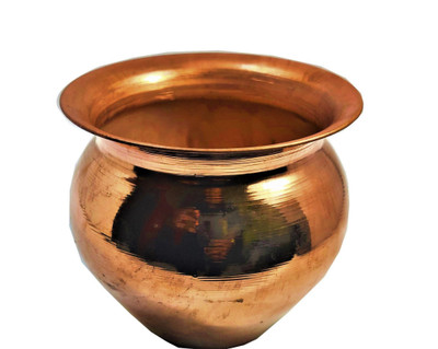 izone store Copper kalash/lota (pack of 1) Copper Kalash(Brown)