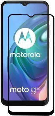 MOBIGENIX Edge To Edge Tempered Glass for MOTOROLA G10 POWER(Pack of 1)