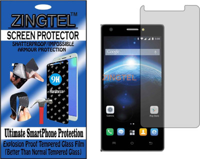 ZINGTEL Tempered Glass Guard for LAVA IRIS X5 4G (Flexible, Unbreakable)(Pack of 1)