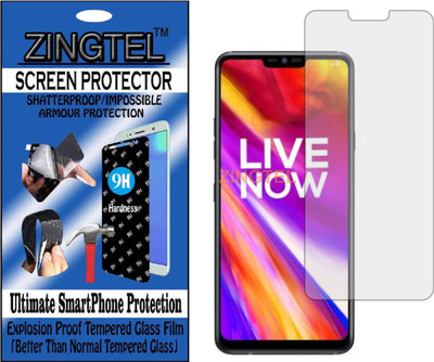 ZINGTEL Tempered Glass Guard for LG G7 PLUS THINQ (Flexible, Unbreakable)(Pack of 1)