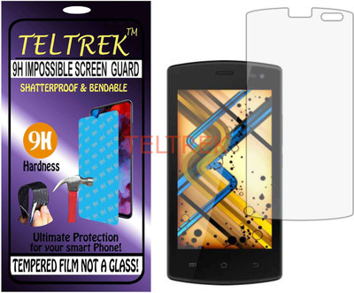 TELTREK Tempered Glass Guard for IVOOMI IV SMART 4G (Flexible, Unbreakable)(Pack of 1)