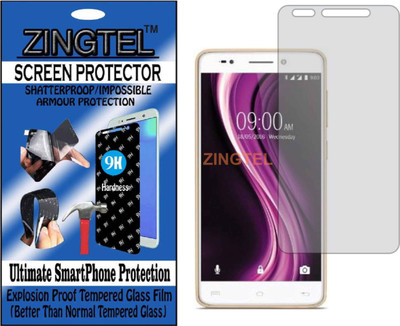 ZINGTEL Tempered Glass Guard for LAVA X81 (Flexible, Unbreakable)(Pack of 1)