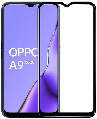 Mersal Edge To Edge Tempered Glass for Oppo A9 2020, (Premium Edge To Edge Full Glue Branded Glass)(Pack of 1)