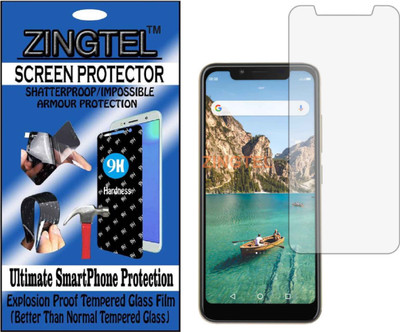 ZINGTEL Tempered Glass Guard for IVOOMI Z1 (Flexible, Unbreakable)(Pack of 1)