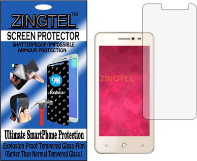 ZINGTEL Tempered Glass Guard for INTEX AQUA GLAM (Flexible, Unbreakable)(Pack of 1)