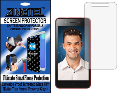 ZINGTEL Tempered Glass Guard for ITEL A23 (Flexible, Unbreakable)(Pack of 1)