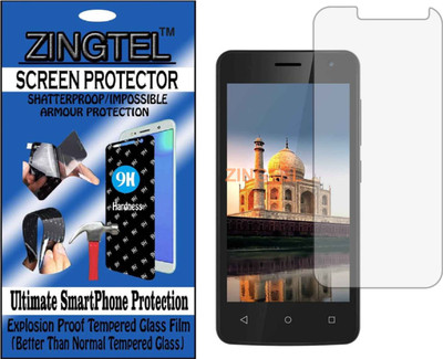 ZINGTEL Tempered Glass Guard for IVOOMI ME4 (Flexible, Unbreakable)(Pack of 1)