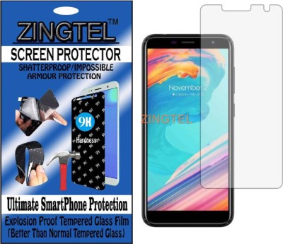 ZINGTEL Tempered Glass Guard for INTEX INFIE 77 (Flexible, Unbreakable)(Pack of 1)